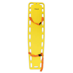 Planche de secours dorsale flottante avec sangles