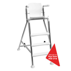 Chaise de surveillance piscine Hauteur 150cm